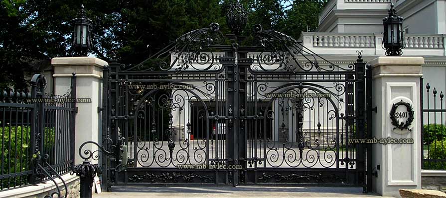 pałacowa brama stalowa